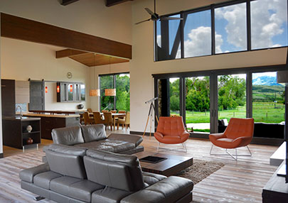 Kevin Price Designs - Huntsville Home Living Room with a View